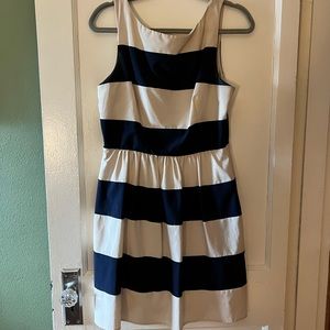 B. Darlin Navy & Tan Dress Size 13/14